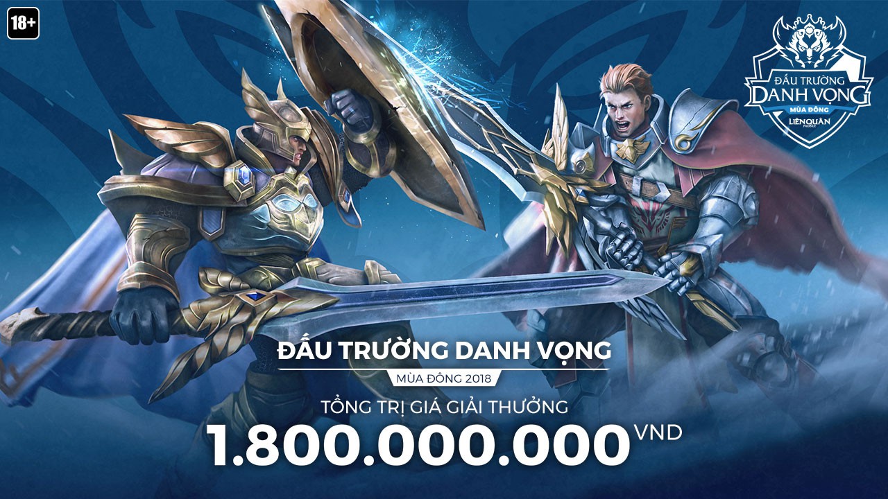 Liên quân Mobile: Lịch thi đấu và kết quả vòng chung kết Đấu trường danh vọng Mùa Đông 2018