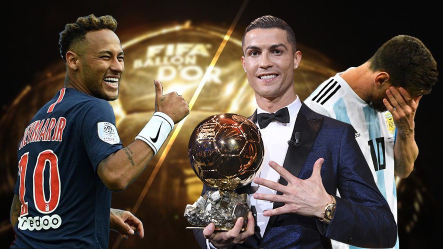 Neymar chọn... Ronaldo thay vì Messi cho danh hiệu Quả bóng vàng 2018
