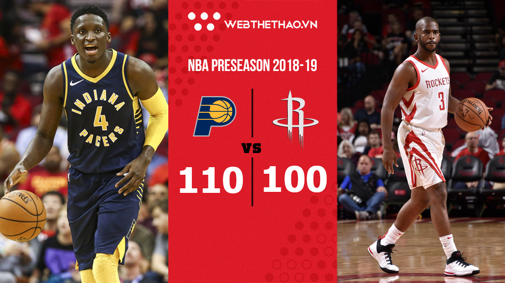 Ném 3 điểm nhiều gấp rưỡi Pacers, nhưng Rockets vẫn bại trận