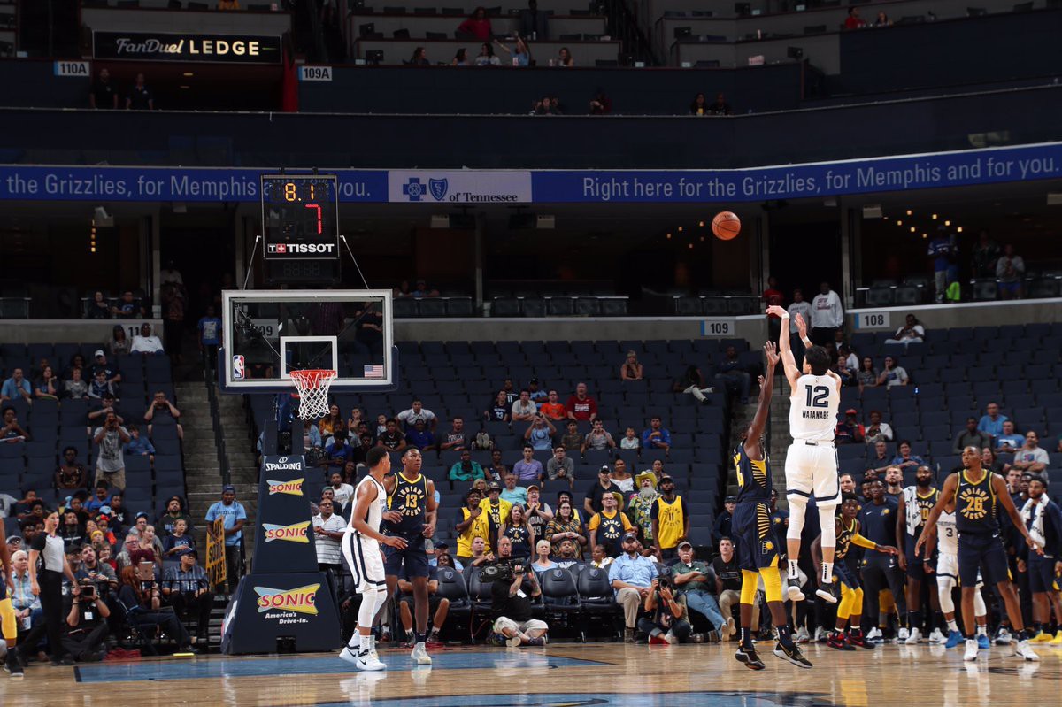 Siêu sao Nhật Bản ném 3 ảo diệu giúp Memphis Grizzlies hạ gục Indiana Pacers - Ảnh 2. Siêu sao Nhật Bản ném 3 ảo diệu giúp Memphis Grizzlies hạ gục Indiana Pacers - Ảnh 2.