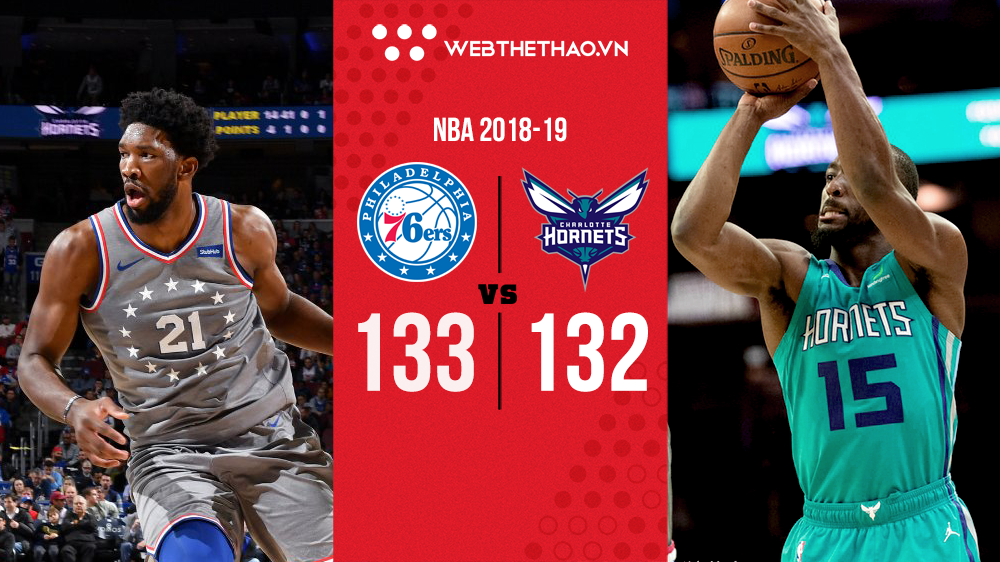 Joel Embiid diễn vai người hùng giúp Philadelphia 76ers thoát được "pha quăng game" vĩ đại