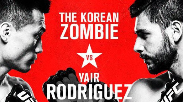 TRỰC TIẾP UFC Fight Night 139: Korean Zombie vs. Yair Rodríguez