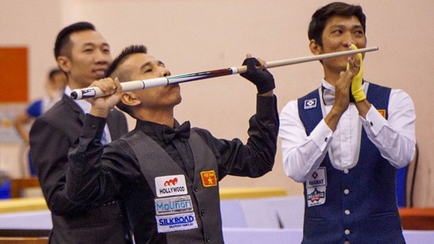 Giải carom 3 băng triệu đô Guri 2018: Trần Quyết Chiến bùng nổ ở đại chiến Việt - Hàn, giành vé vào chung kết