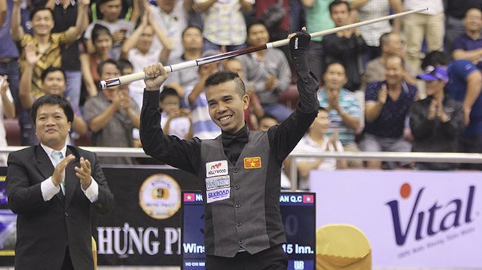 Giải carom 3 băng Guri 2018: Trần Quyết Chiến thâu tóm nửa tỷ đồng tiền thưởng