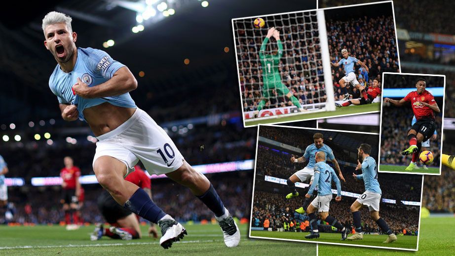 Aguero gieo ác mộng cho Man Utd sau 1310 ngày và 5 thống kê nổi bật từ trận derby Manchester