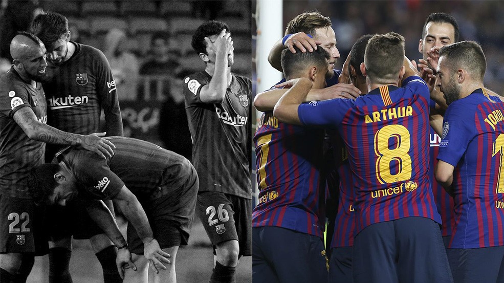 Hé lộ 2 bộ mặt khó tin của Barcelona tại La Liga và Champions League