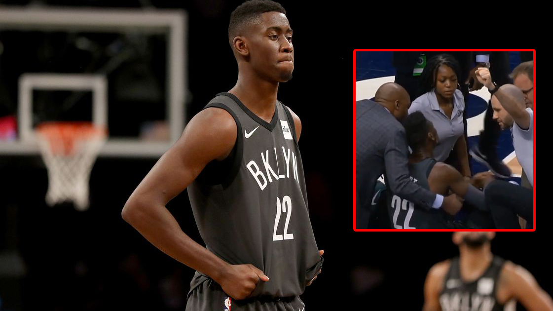 Tài năng trẻ Brooklyn Nets gãy chân sau pha block nguy hiểm