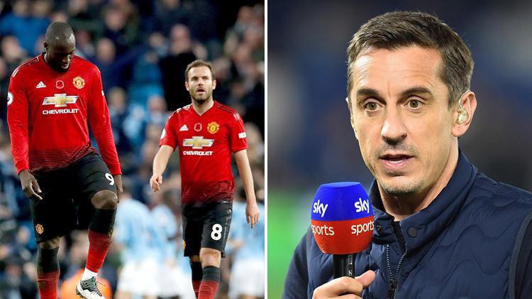 Gary Neville chỉ ra 3 vấn đề gây sốc khiến Man Utd thất bại ở trận derby