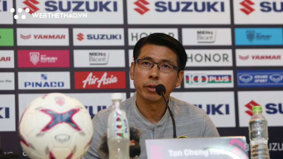 HLV Tan Cheng Hoe: “ĐT Malaysia sẽ để mắt tới Văn Quyết và chơi phòng ngự để giành 1 điểm"