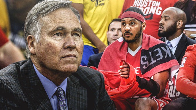 Biết Carmelo Anthony sẽ ra đi, HLV Mike D'Antoni dành hết lời để an ủi