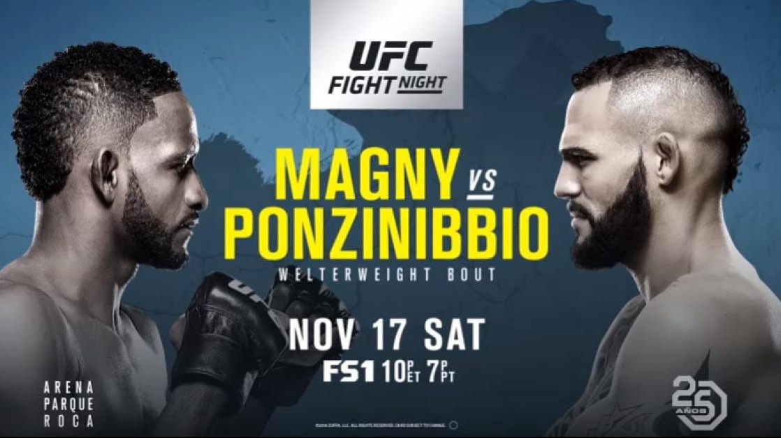 TRỰC TIẾP UFC Fight Night 140: Neil Magny vs. Santiago Ponzinibbio
