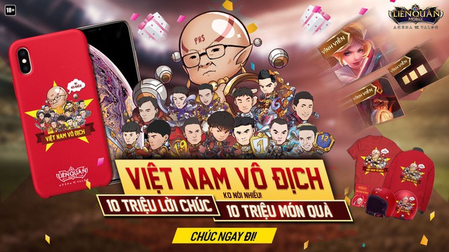 Liên Quân Mobile cho ra mắt bộ ảnh cực chất về Đội tuyển Việt Nam