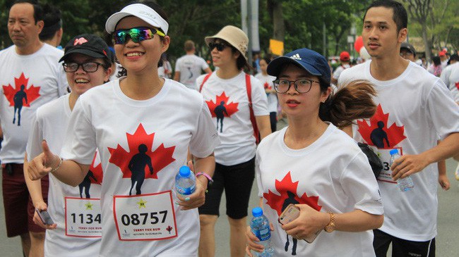 Terry Fox Run 2018: Hàng ngàn người chạy bộ vì bệnh nhân ung thư