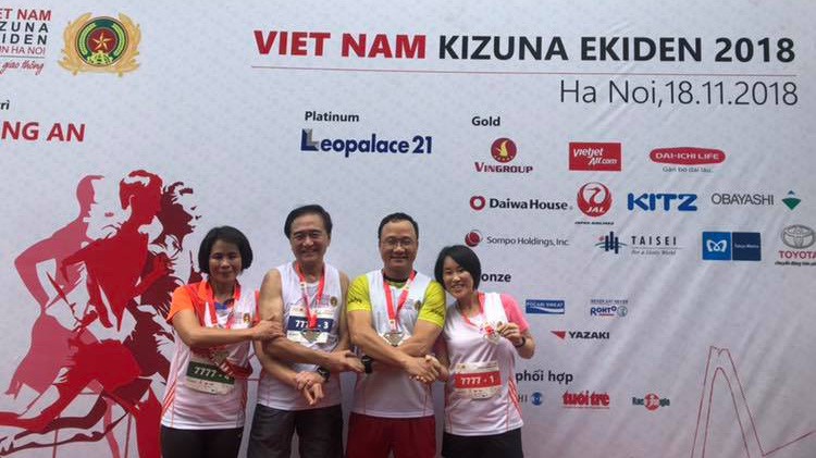 Kizuna Ekiden: Khi "quan chức" Việt trổ tài chạy bộ