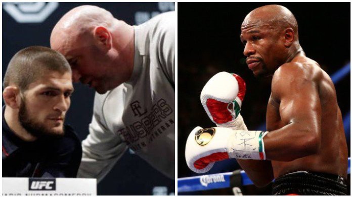 Dana White đã nói chuyện với đội của Floyd Mayweather về trận đấu với Khabib