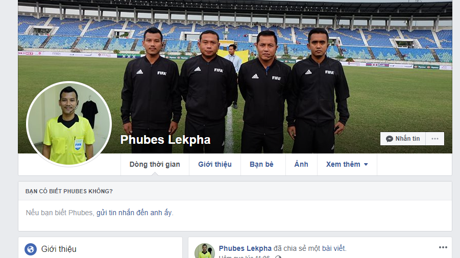 Cảnh giác bị CĐV Việt Nam xả bức xúc, trọng tài Thái tỉnh táo tắt bình luận trên Facebook cá nhân