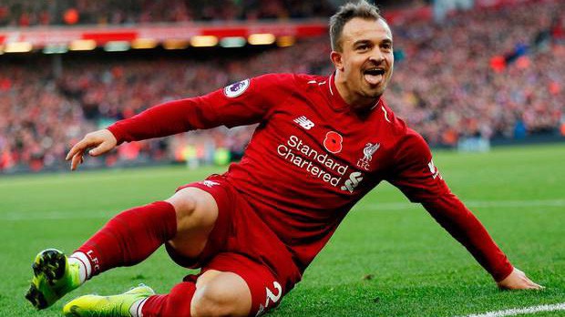 Choáng với thống kê chỉ ra Shaqiri sẽ là nhân tố đột biến đặc biệt cho Liverpool