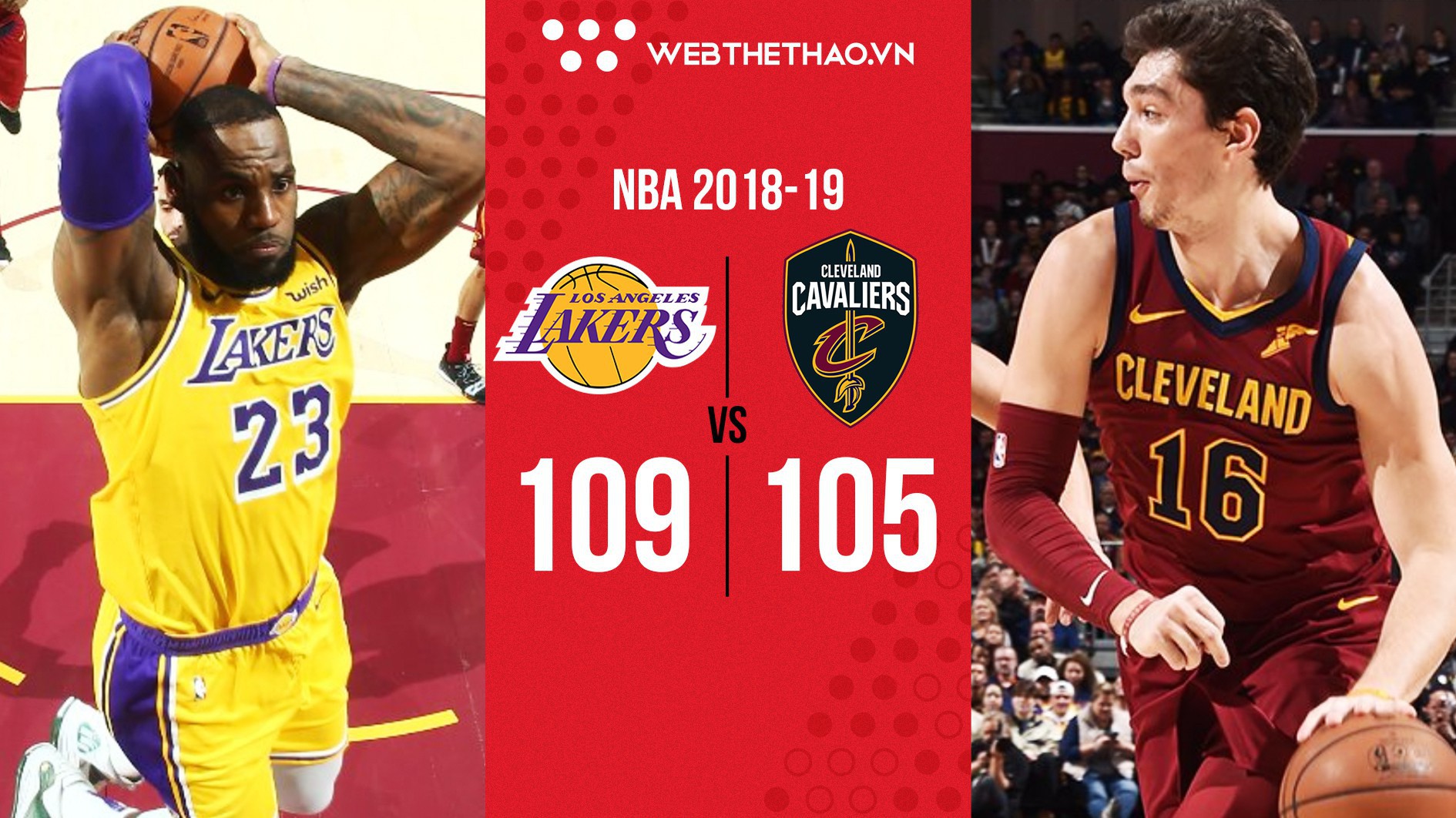Trong màu áo Los Angeles Lakers, LeBron James vẫn được chào đón như người hùng ở Cleveland