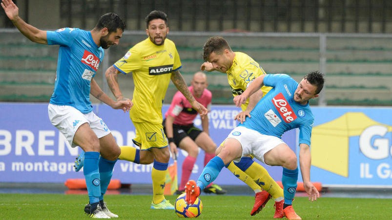 Nhận định tỷ lệ cược kèo bóng đá tài xỉu trận Napoli vs Chievo