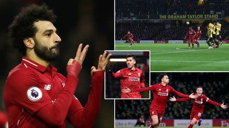 Hiệu suất khó tin của Mo Salah và top 5 điểm nhấn trận Watford - Liverpool