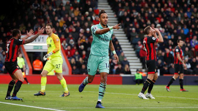 Aubameyang trở thành vua ghi bàn vào Chủ nhật và những điểm nhấn ở trận Bournemouth - Arsenal