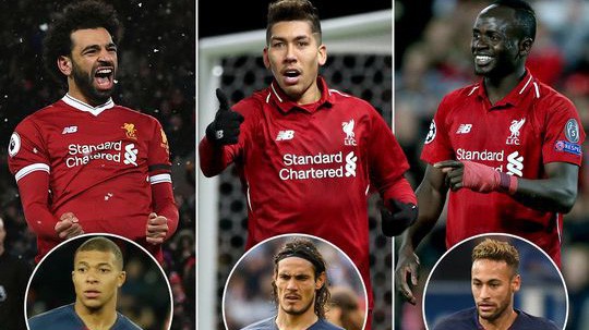 Buffon so sánh bộ ba Salah-Firmino-Mane của Liverpool với dàn tấn công 400 triệu bảng của PSG như thế nào?