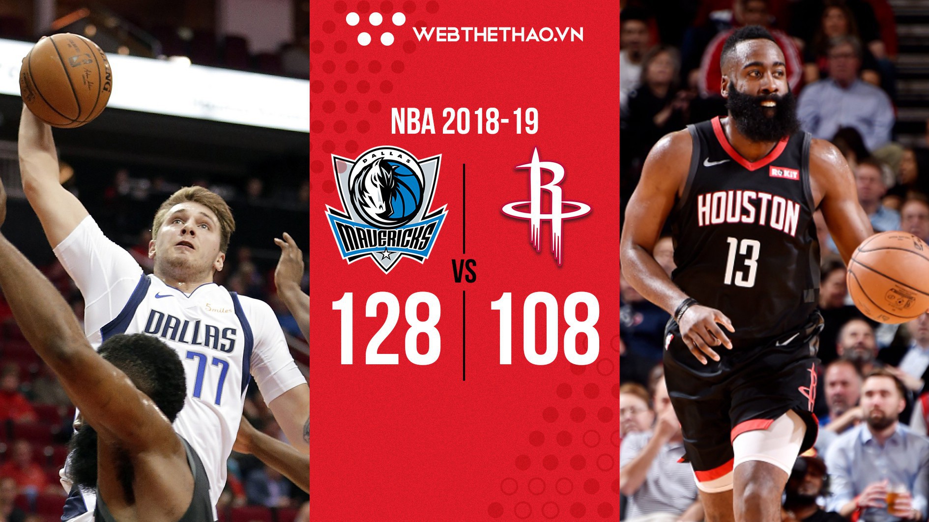 Trong một ngày đẹp trời, Luka Doncic có thể "bán hành ngập mồm" cho MVP James Harden thế này đây