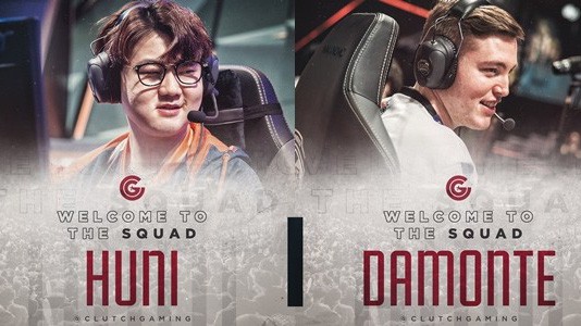 Huni tham gia đội hình Clutch Gaming cùng Damonte