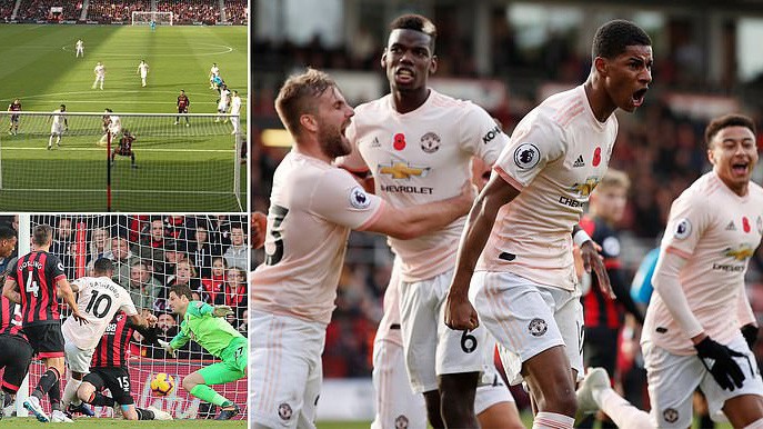 Ghi "bàn thắng vàng" cho Man Utd, Rashford sánh ngang kỷ lục của Van Persie và Scholes