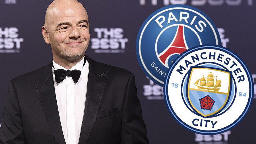 CHẤN ĐỘNG: Khi còn là Tổng thư kí UEFA, Infantino từng bao che cho các CLB thuộc sở hữu của Arab như Man City và PSG
