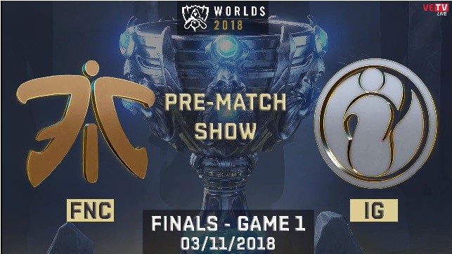 Kết quả ván 1 trận chung kết CKTG 2018 Liên Minh Huyền Thoại: Invictus Gaming vs Fnatic