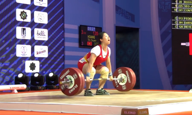 Giải Cử tạ vô địch thế giới 2018: Hoàng Thị Duyên gây sốc với tấm huy chương lịch sử - Ảnh 1. Giải Cử tạ vô địch thế giới 2018: Hoàng Thị Duyên gây sốc với tấm huy chương lịch sử - Ảnh 1.