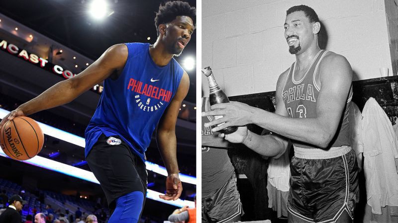 Joel Embiid tái lập chiến tích của Wilt Chamberlain