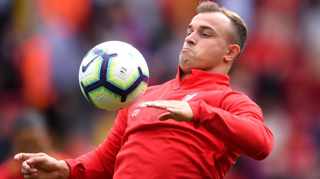 Klopp bất ngờ bỏ ngỏ khả năng gạt Shaqiri cho trận gặp Red Star