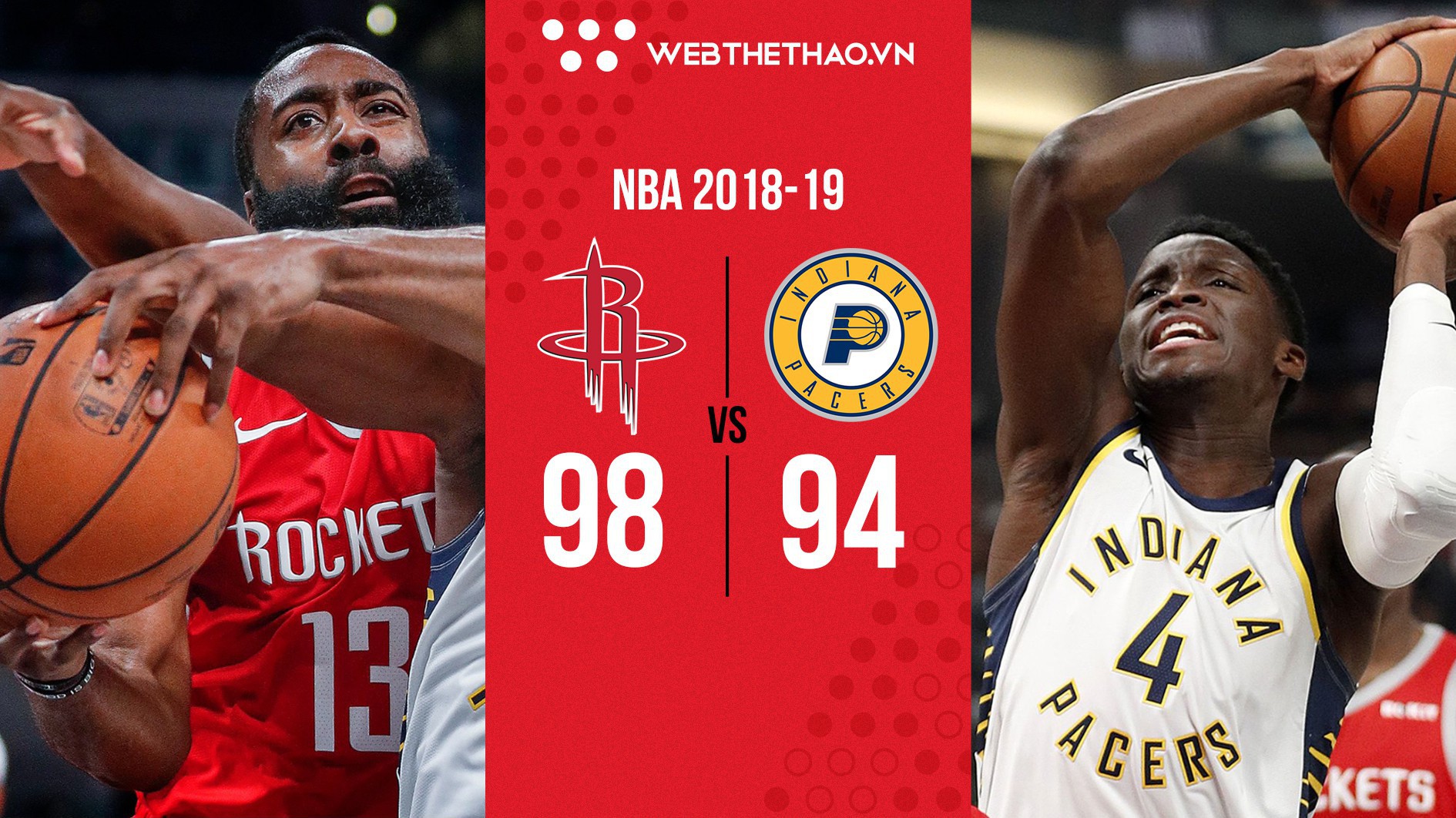 Trời đã sinh người hùng Victor Oladipo, sao lại còn sinh thêm "thánh step-back" James Harden