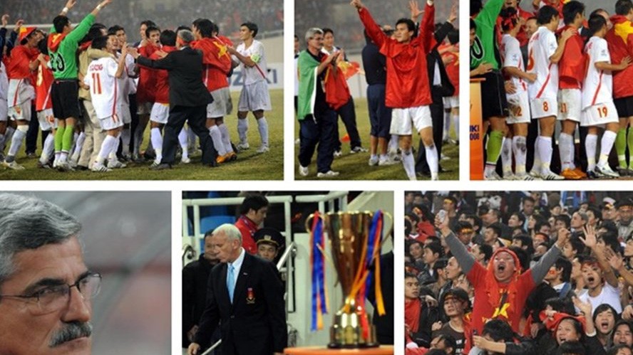 Thời Việt Nam vô địch AFF Cup 2008: Duy Mạnh nhặt bóng ở sân Mỹ Đình, Quang Hải thần tượng Công Vinh