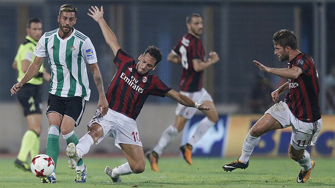 Nhận định tỷ lệ cược kèo bóng đá tài xỉu trận Betis vs AC Milan
