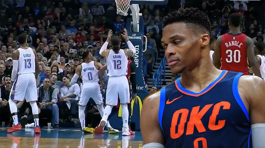 Russell Westbrook rời sân ngay lập tức sau pha lật cổ chân rợn người, hàng triệu fan bắt đầu cầu nguyện cho anh