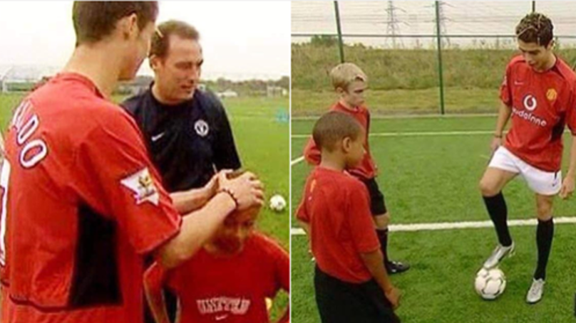 Góc hồi ức: Nhớ lại thời Ronaldo “trẻ trâu” xoa đầu và chỉ dạy thằng nhóc Jesse Lingard