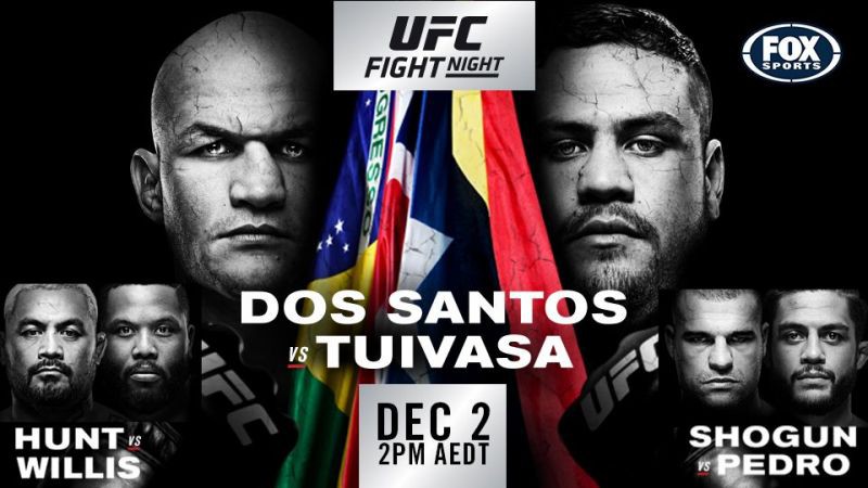 TRỰC TIẾP UFC Fight Night 142: Junior dos Santos vs. Tai Tuivasa