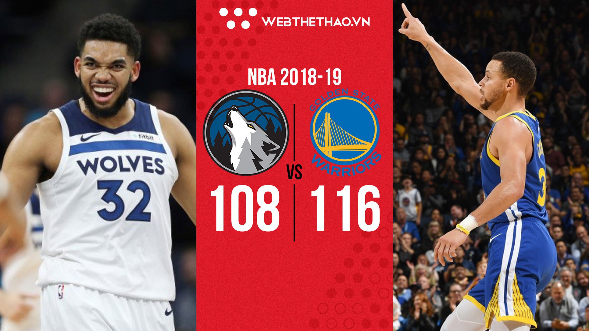 Chào đón Draymond Green trở lại, Stephen Curry cùng các đồng đội chung tay "bán hành" cho Timberwolves