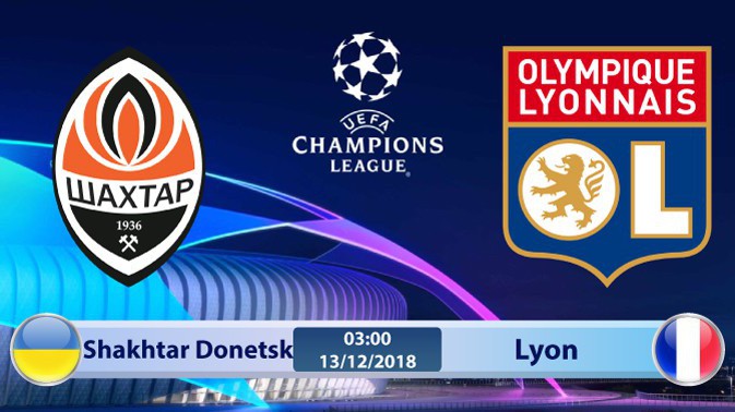 Nhận định tỷ lệ cược kèo bóng đá tài xỉu trận Shakhtar Donetsk vs Lyon
