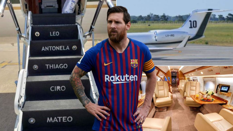 Choáng ngợp với máy bay riêng trị giá hơn chục triệu đô của Messi