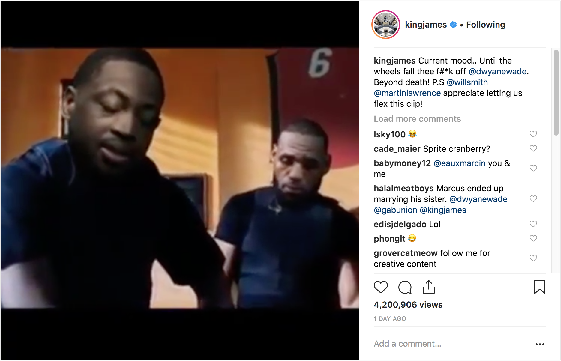 Những phản ứng đầy cảm xúc sau màn tạm biệt LeBron James của Dwyane Wade - Ảnh 2. Những phản ứng đầy cảm xúc sau màn tạm biệt LeBron James của Dwyane Wade - Ảnh 2.