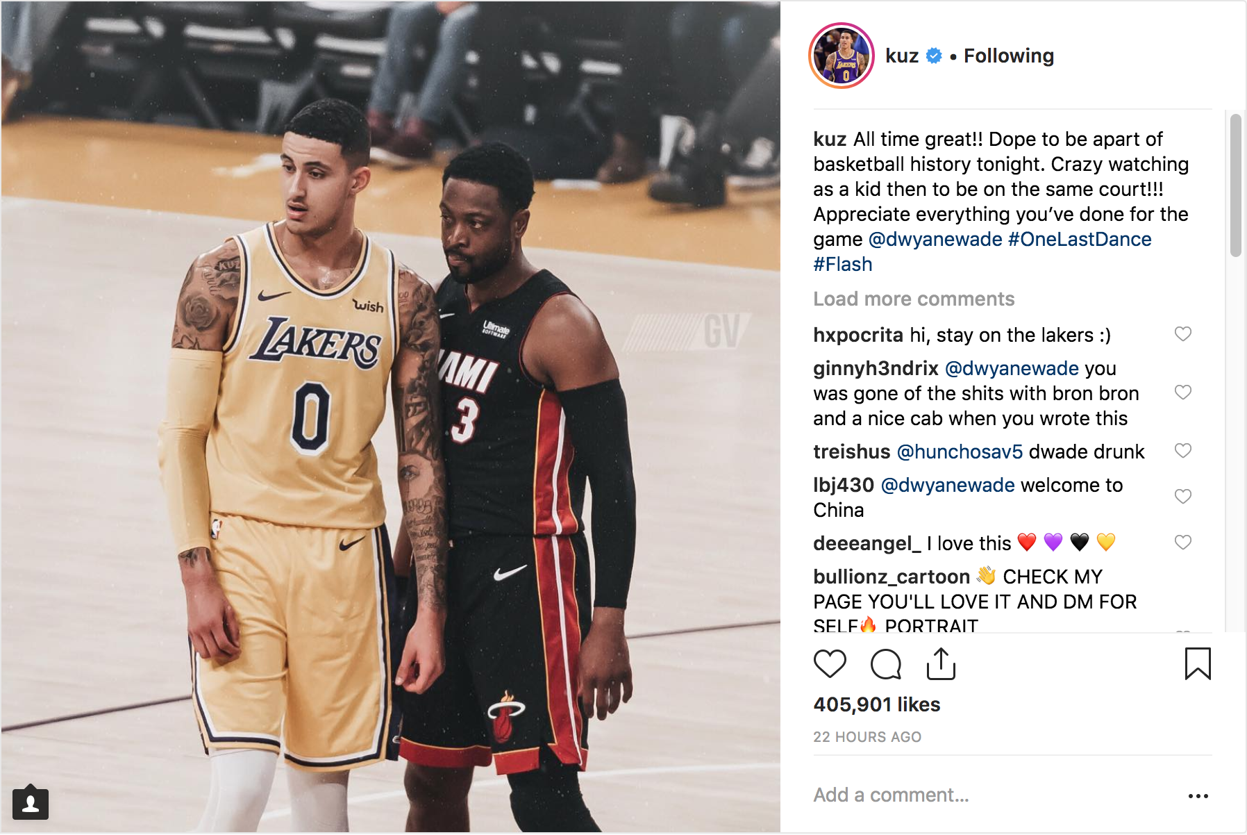 Những phản ứng đầy cảm xúc sau màn tạm biệt LeBron James của Dwyane Wade - Ảnh 4. Những phản ứng đầy cảm xúc sau màn tạm biệt LeBron James của Dwyane Wade - Ảnh 4.