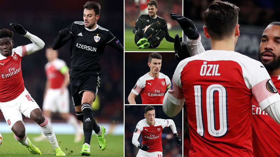 Sự trở lại của Ozil - Koscielny, kỷ lục khó tin và những điểm nhấn trận Arsenal - Qarabag