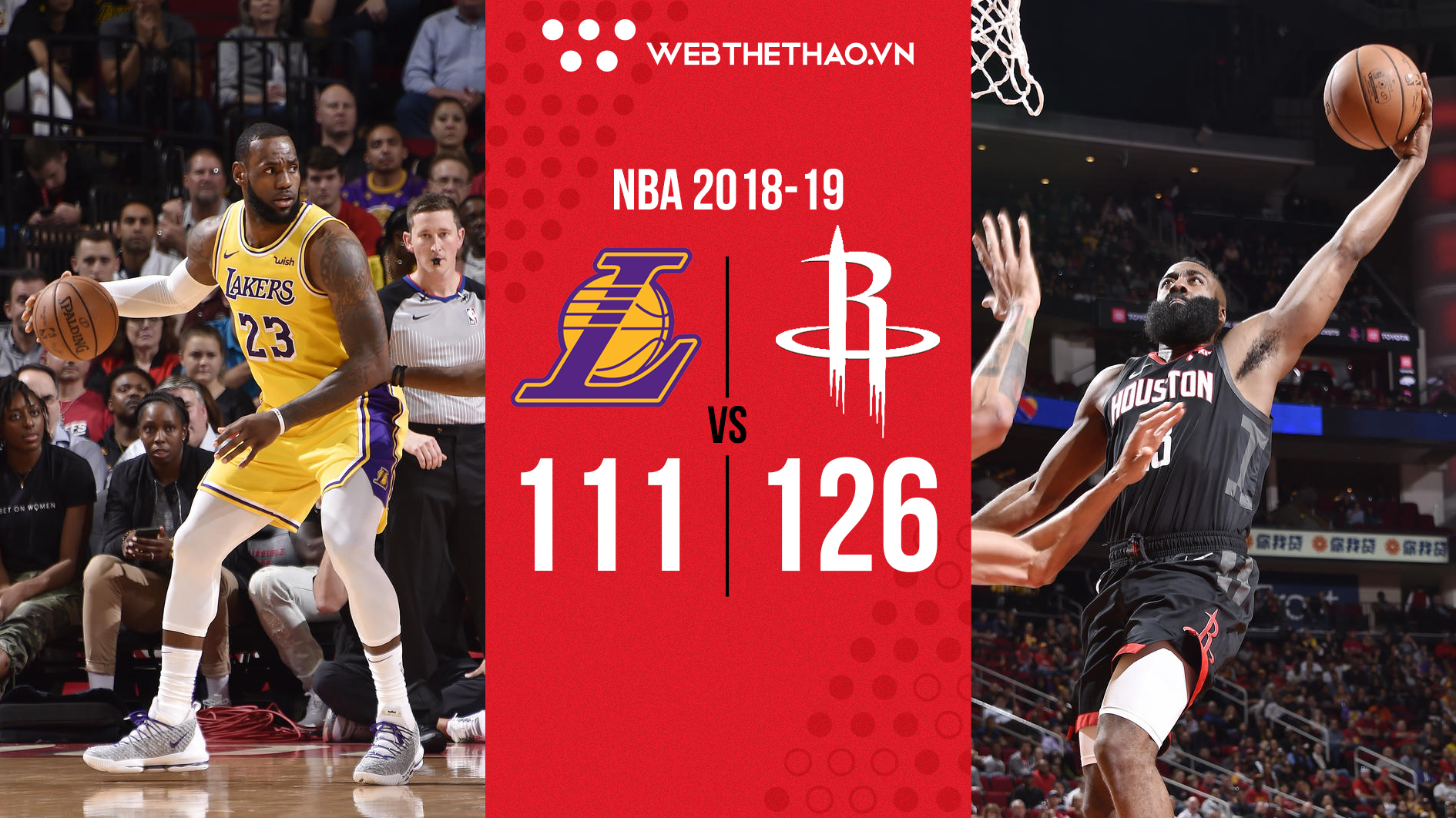 James Harden khiến Los Angeles Lakers ôm hận rời Houston