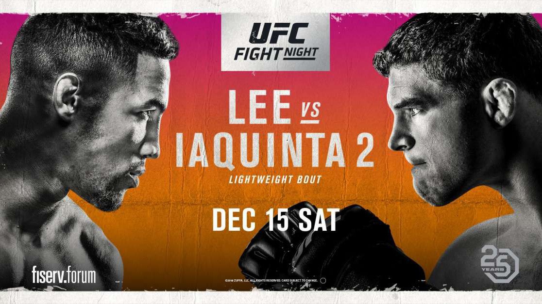 TRỰC TIẾP UFC on FOX 31: Kevin Lee vs. Al Iaquinta 2