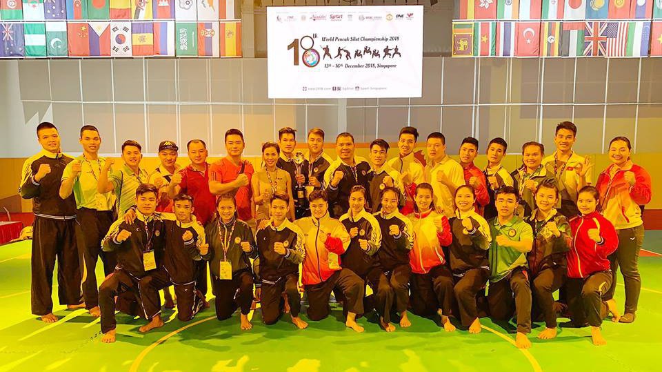 Pencak Silat Việt Nam xếp thứ nhì tại giải Vô địch Pencak Silat Thế giới tại Singapore