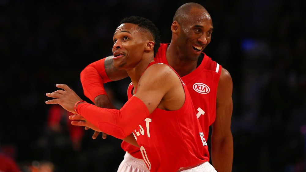 Russell Westbrook đùa tếu táo khi biết mình vượt qua Kobe Bryant